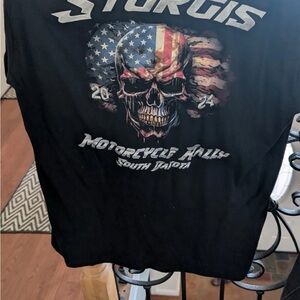 Sturgis Motorcycle Rally South Dakota 2024 T Shirt Size XL